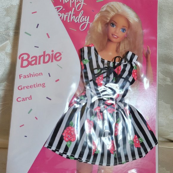 Vintage Barbie Fashion Birthday Card - Picture 3 of 10